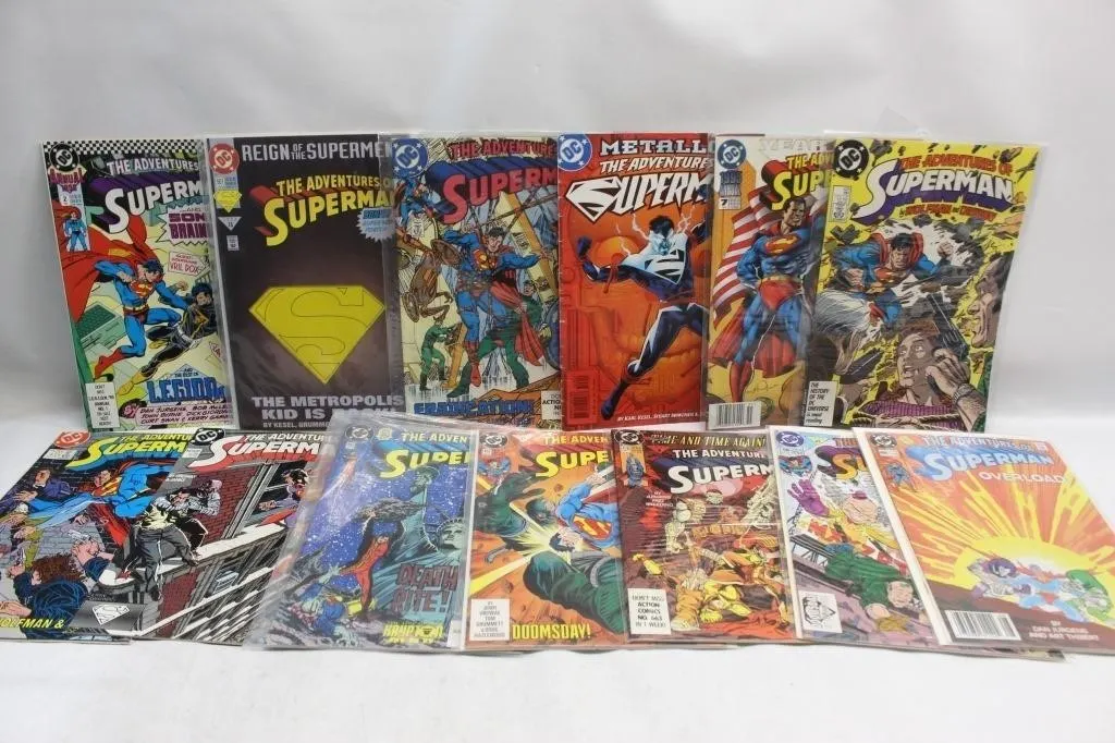 Adventures of Superman Comic Lot (13 Issues)