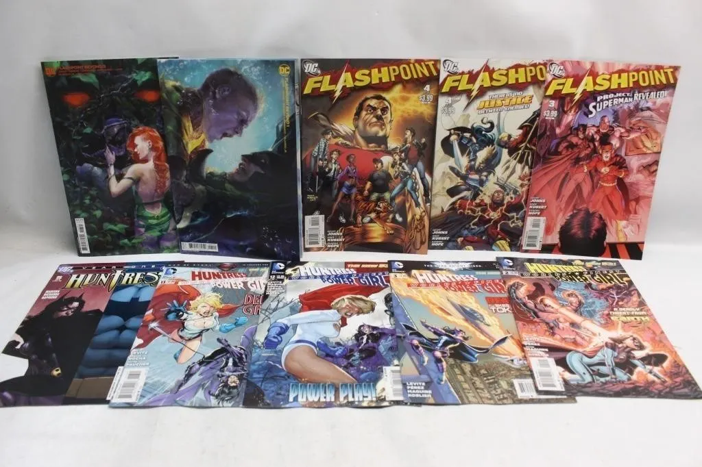 DC Comics lot: Flashpoint, Huntress/Power Girl,