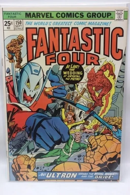 Fantastic Four #150 (Marvel, 1974) Wedding of