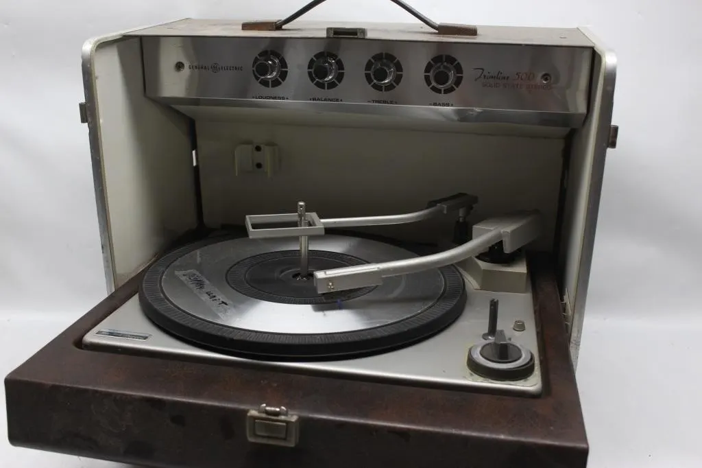 GE Trimline 500 Solid State Stereo Turntable