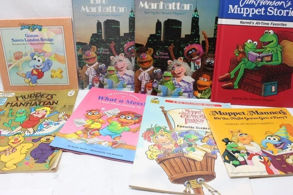 Muppets Book Lot: Storybooks, Coloring & Manners