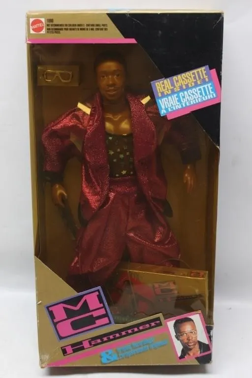 MC Hammer Doll by Mattel with Cassette, NIB