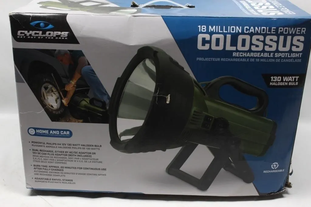 Cyclops Colossus 18M Candlepower Rechargeable
