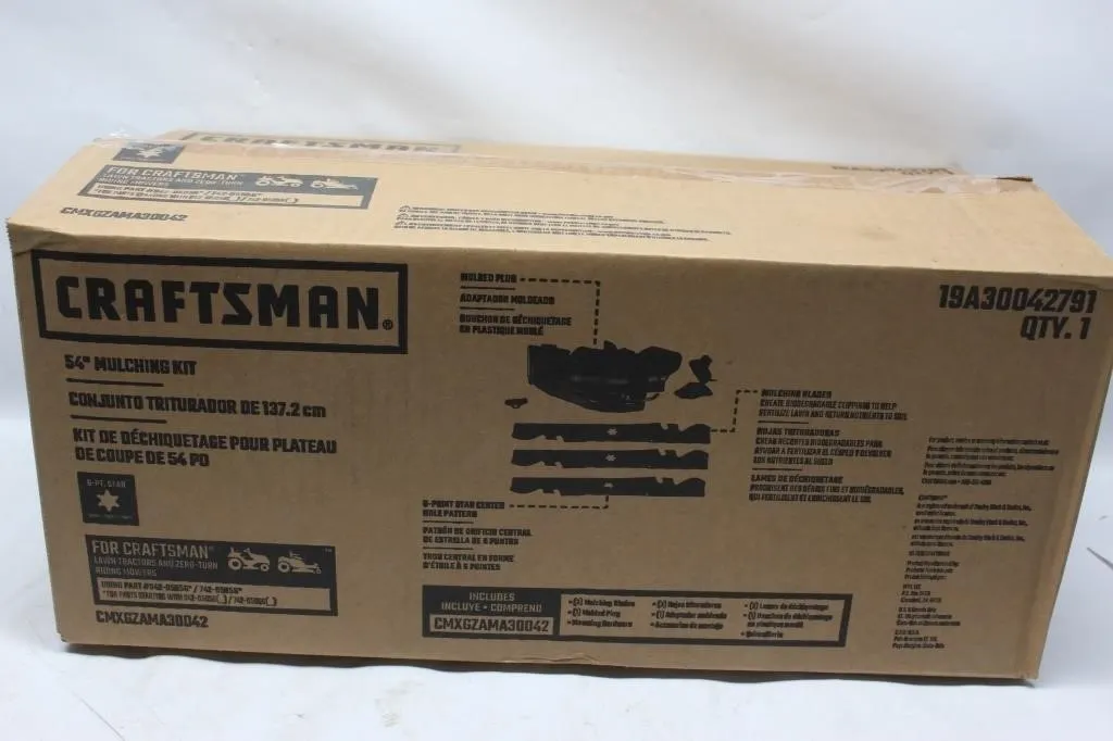 Craftsman 54" Mulching Kit for Riding Mowers