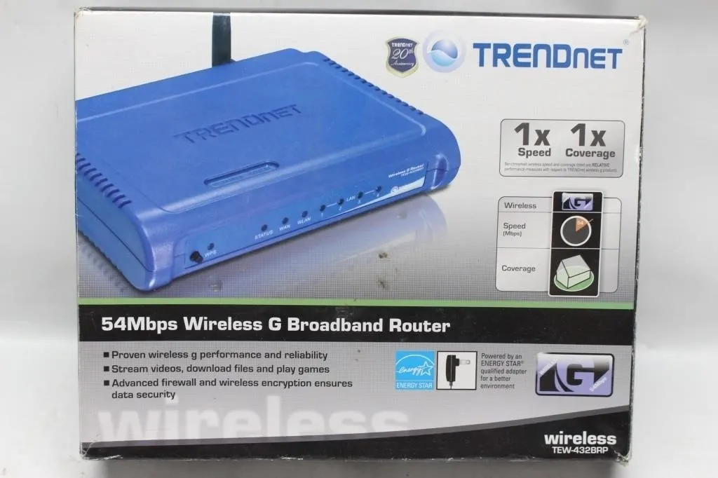 TRENDnet TEW-432BRP 54Mbps Wireless G Router