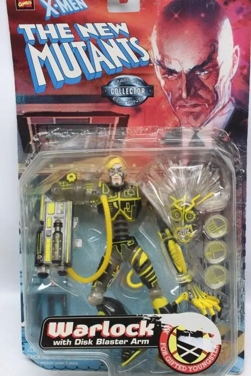 New Mutants Warlock w/ Disk Blaster Arm (Toy Biz,