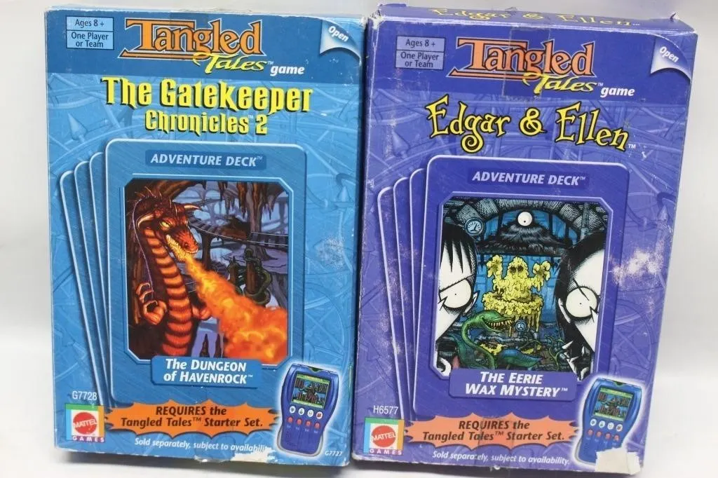 Tangled Tales Adventure Deck Games, Lot of 2