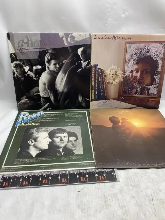 Vinyl LP Lot: a-ha, Janis Ian, John Miles, John