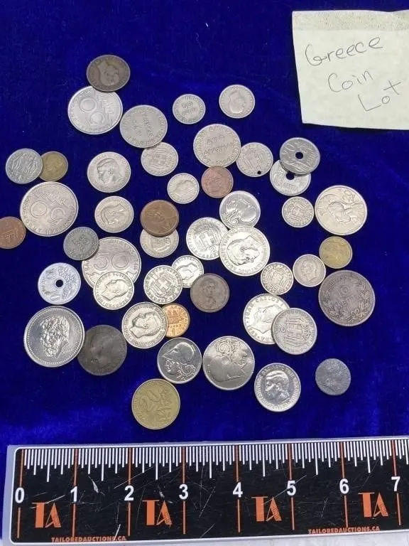 Greece Coin Lot – Mixed Denominations