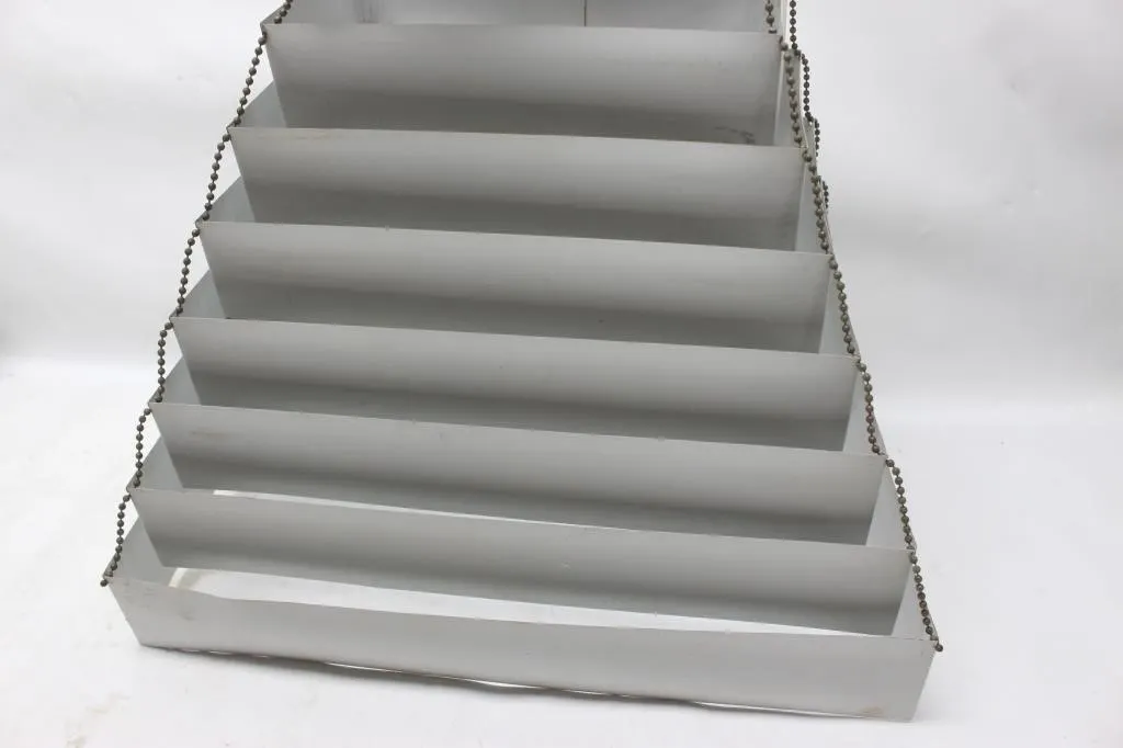 MCM Lamp Shade Tiered with Chain Supports