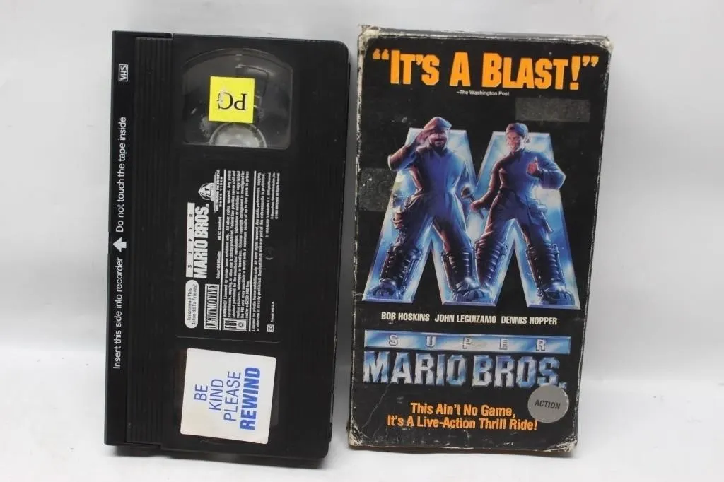 Super Mario Bros. (1993) VHS Tape