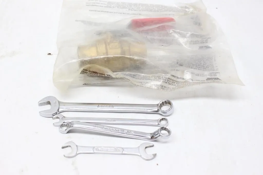 Snap-on Wrenches & Brass Ball Valve Lot