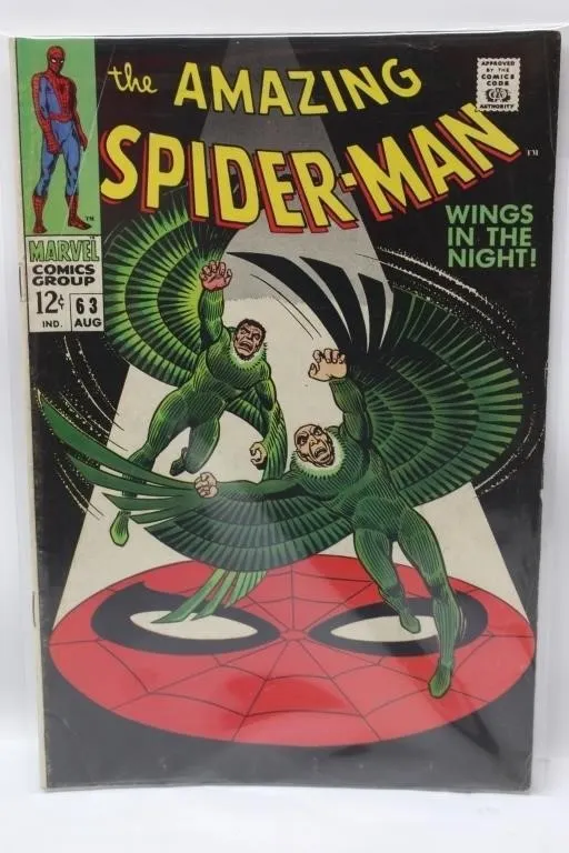 Amazing Spider-Man #63 (Marvel, 1968) Wings in the