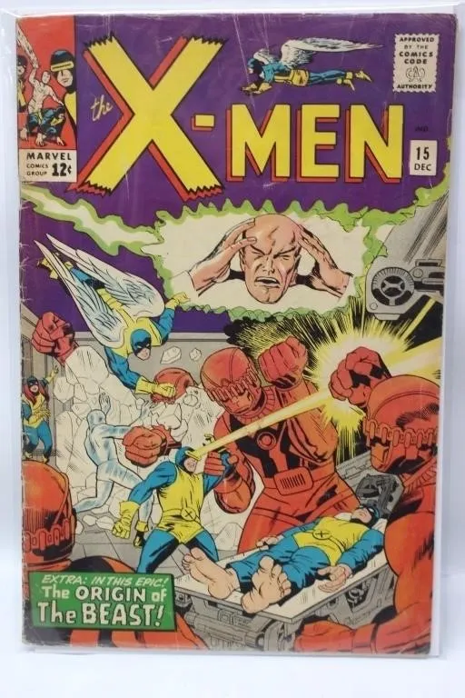 X-Men #15 (Marvel, 1965) 'Origin of the Beast'