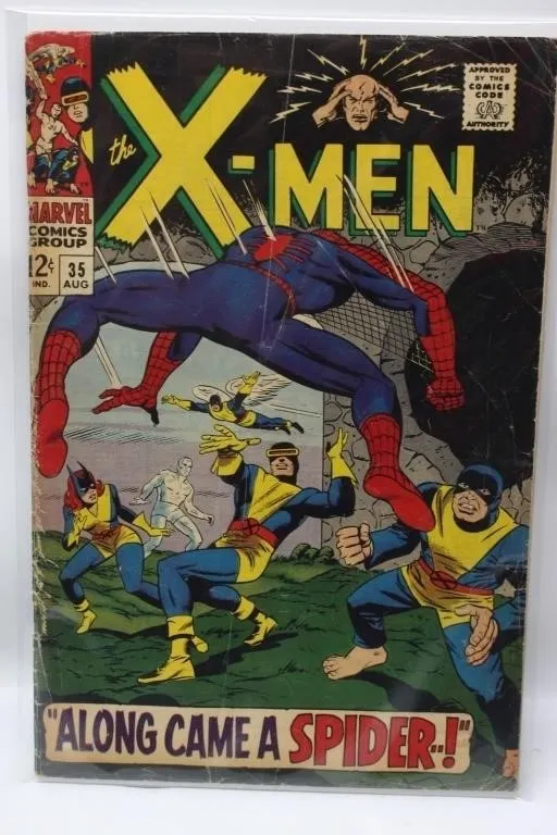 X-Men #35 (Marvel, 1967) 'Along Came a Spider'
