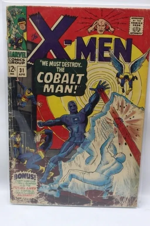 X-Men #31 Marvel Comics 1967 'Cobalt Man'