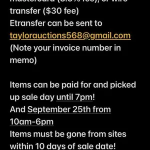 Payment & Pick Up