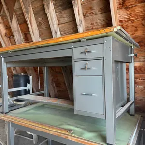 Steel drafting table