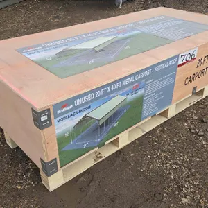 Rhino 20' x 40'Metal Carport Kit
 UNRESERVED