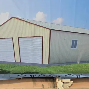 31' x 50' Heavy-Duty Metal Storage Building Kit
 UNRESERVED