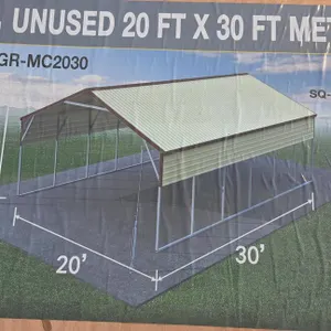Rhino 20' x 30' Metal Carport Kit
 UNRESERVED