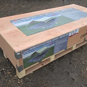 Rhino AGR-MC2030 20' x 30' Metal Carport Kit
 UNRESERVED