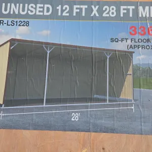 Rhino 12' x 28' Metal Livestock Shed
 UNRESERVED