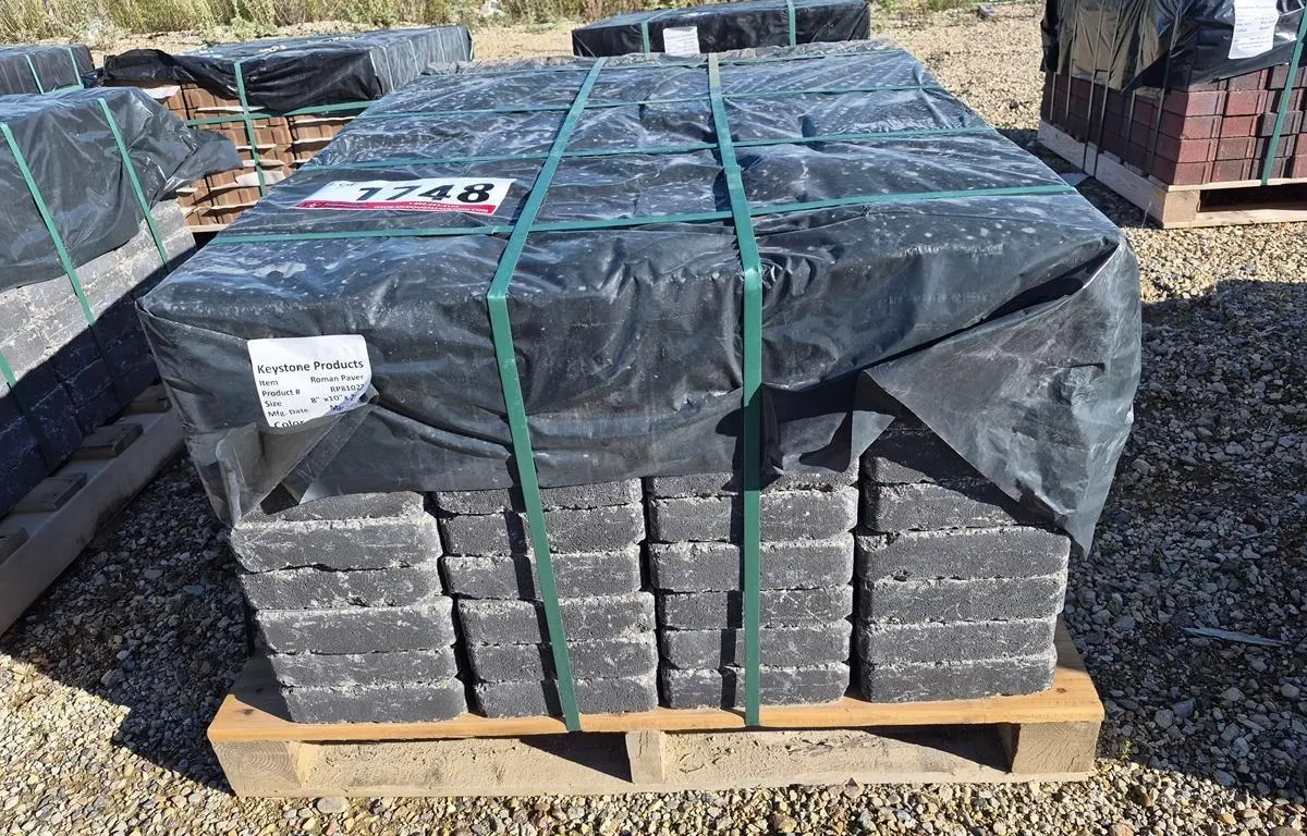 Roman Paver 8" x 10" x 2 3/8" Charcoal Patio Stones
UNRESERVED