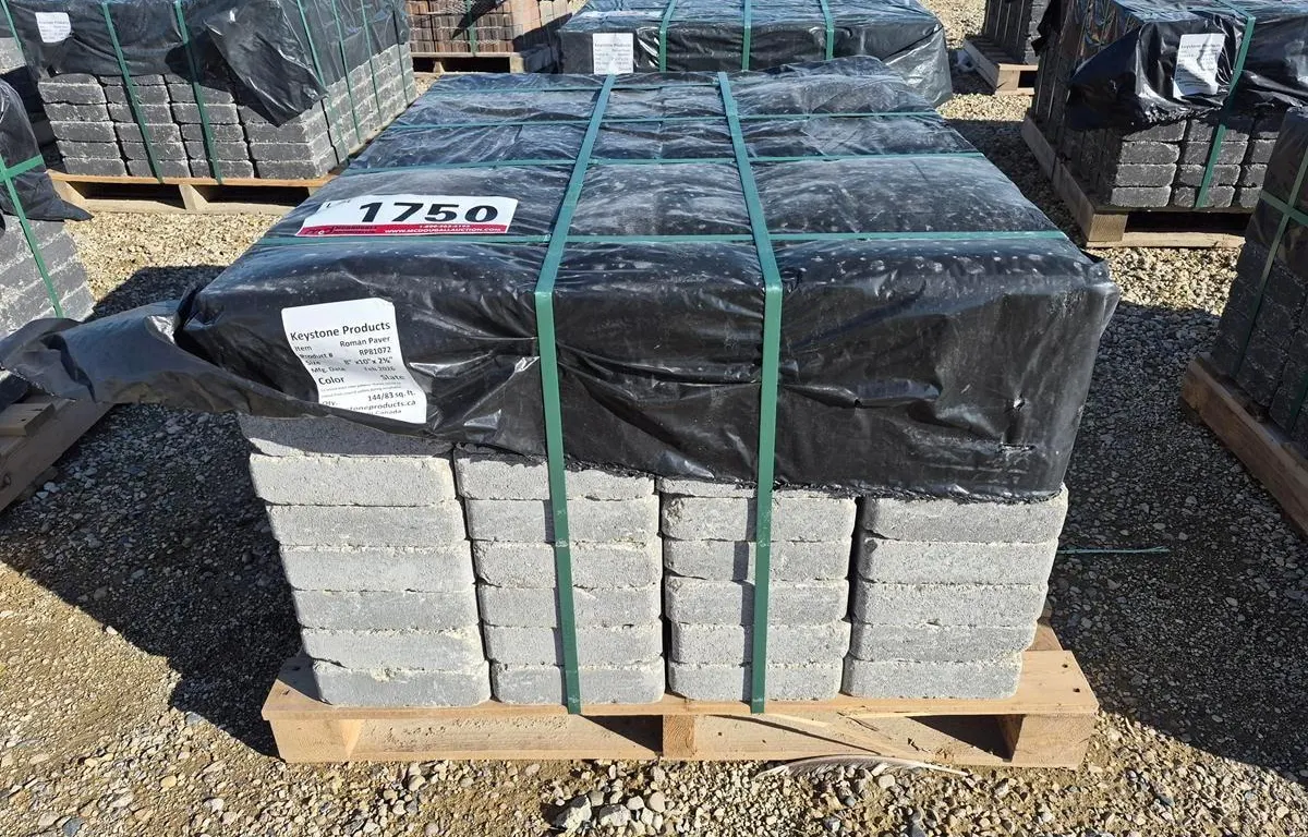 Roman Paver 8" x 10" x 2 3/8" Slate Patio Stones
UNRESERVED