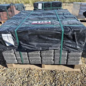 Roman Paver 8" x 6" x 2 3/8" Charcoal Patio Stones
 UNRESERVED