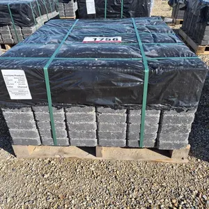 Roman Paver 8" x 6" x 2 3/8" Charcoal Patio Stones
 UNRESERVED