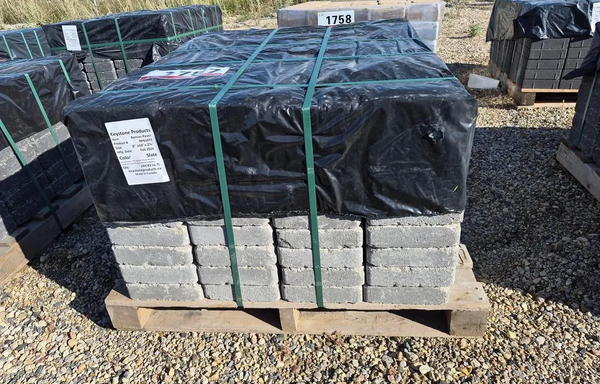 Roman Paver 8" x 10" x 2 3/8" Slate Patio Stones
UNRESERVED