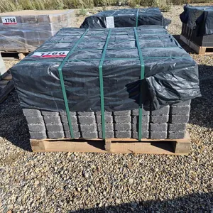 Roman Paver 8" x 4" x 2 3/8" Charcoal Patio Stones
 UNRESERVED