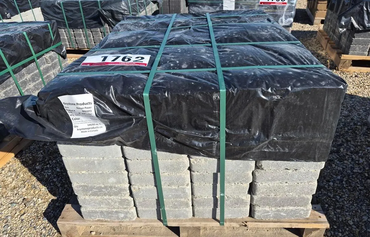 Roman Paver 8" x 10" x 2 3/8" Charcoal Patio Stones
UNRESERVED
