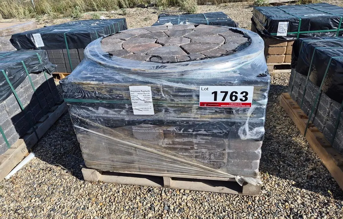 Roman Circle Kit 12 foot Mocha Patio Stones Set
UNRESERVED