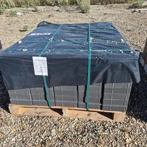 Holland Paver 8" x 8" x 2 3/8" Charcoal Patio Stones
 UNRESERVED
