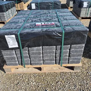 Roman Paver 8" x 6" x 2 3/8" Charcoal Patio Stones
 UNRESERVED