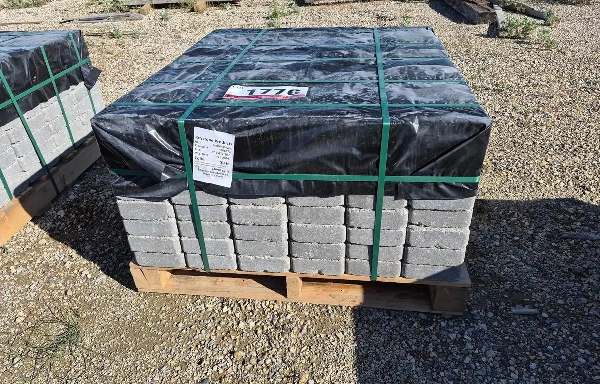 Roman Paver 8" x 6" x 2 3/8" Slate Patio Stones
UNRESERVED