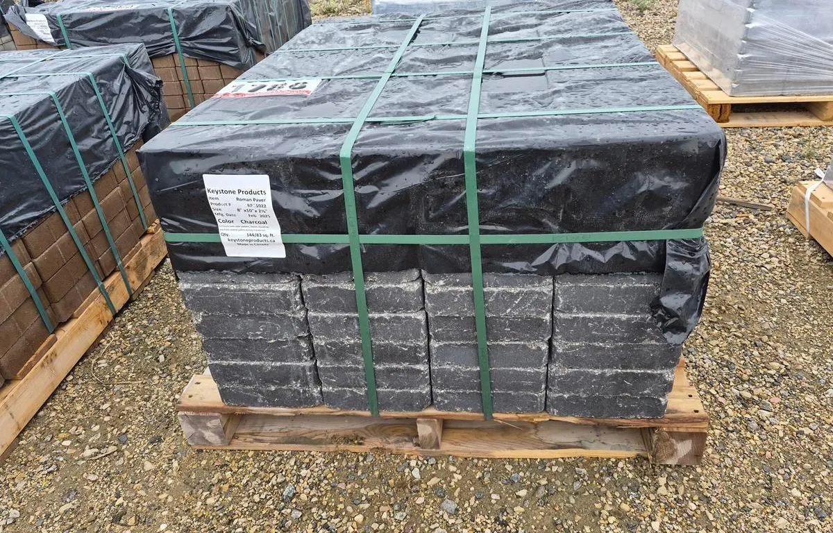 Roman Paver 8" x 10" x 2 3/8" Charcoal Patio Stones
UNRESERVED