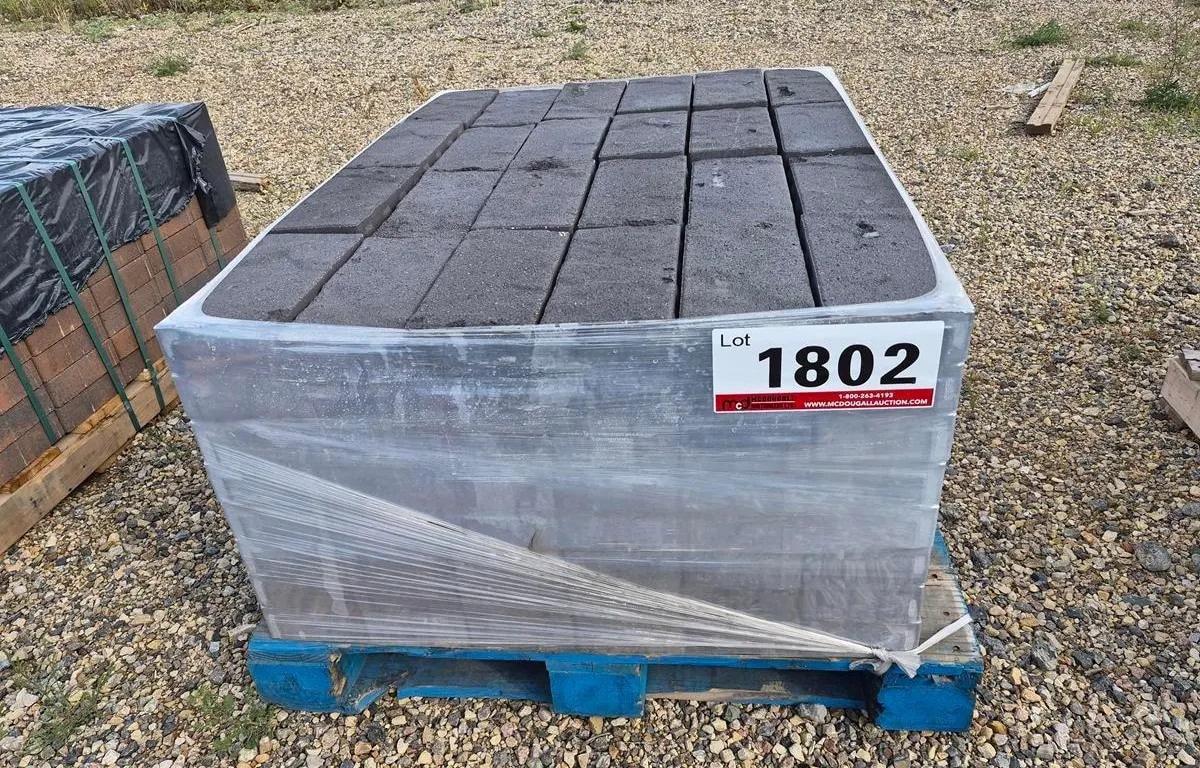 Pallet of Light Black Pavers Blocks
UNRESERVED