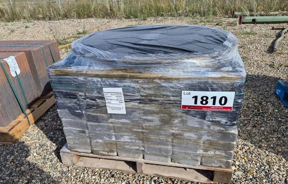 Roman Circle Kit 12 Foot Slate Patio Stones Set
UNRESERVED