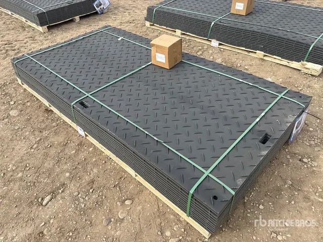 Quantity of (12) 2026 SKLP SK-LJB12 94 in x 47 in Polyethylene Ground Protection Mats (Unused)