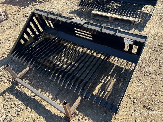 2026 GIYI GY-RB66N 66 in Rock Skid Steer Bucket (Unused)