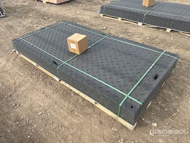 Quantity of (12) 2026 SKLP SK-LJB12 94 in x 47 in Polyethylene Ground Protection Mats (Unused)