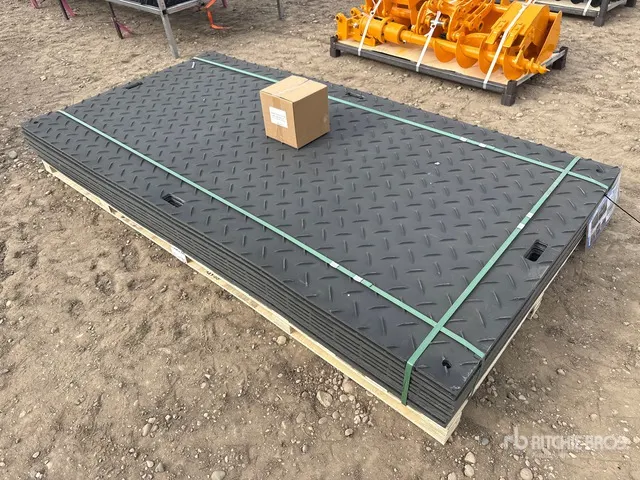 Quantity of (12) 2026 SKLP SK-LJB12 94 in x 47 in Polyethylene Ground Protection Mats (Unused)