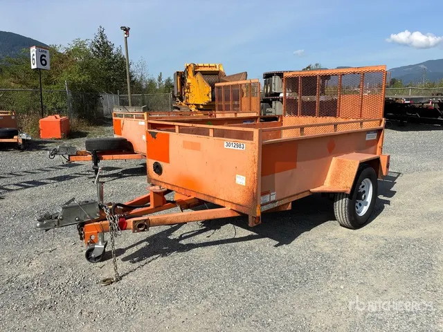 2020 Miska MD 8 ft S/A Utility Trailer
