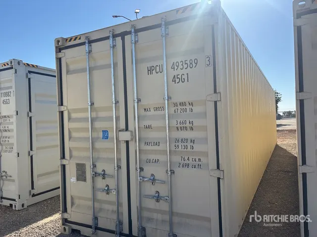 2025 40 ft High Cube Storage Container