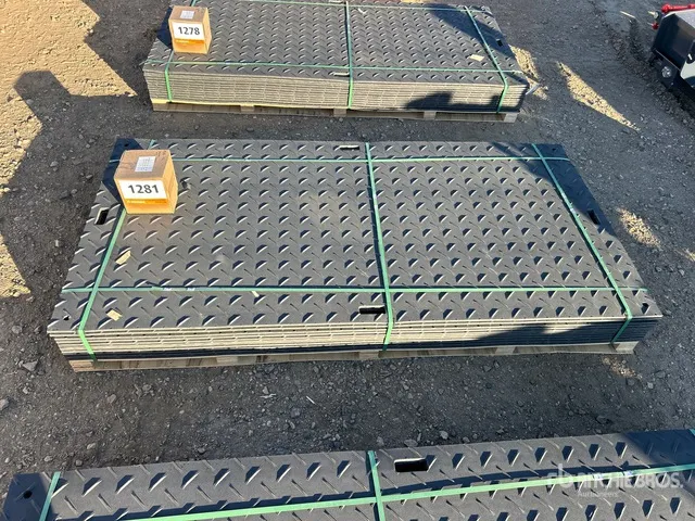 Quantity of (12) 2026 SKLP SK-LJB12 94 in x 47 in Polyethylene Ground Protection Mats (Unused)