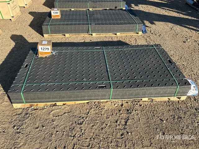 Quantity of (12) 2026 SKLP SK-LJB12 94 in x 47 in Polyethylene Ground Protection Mats (Unused)