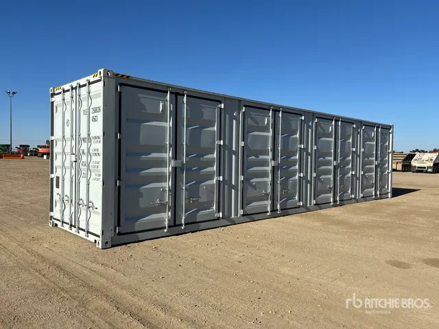 2026 40 ft High Cube Multi-Door Storage Container